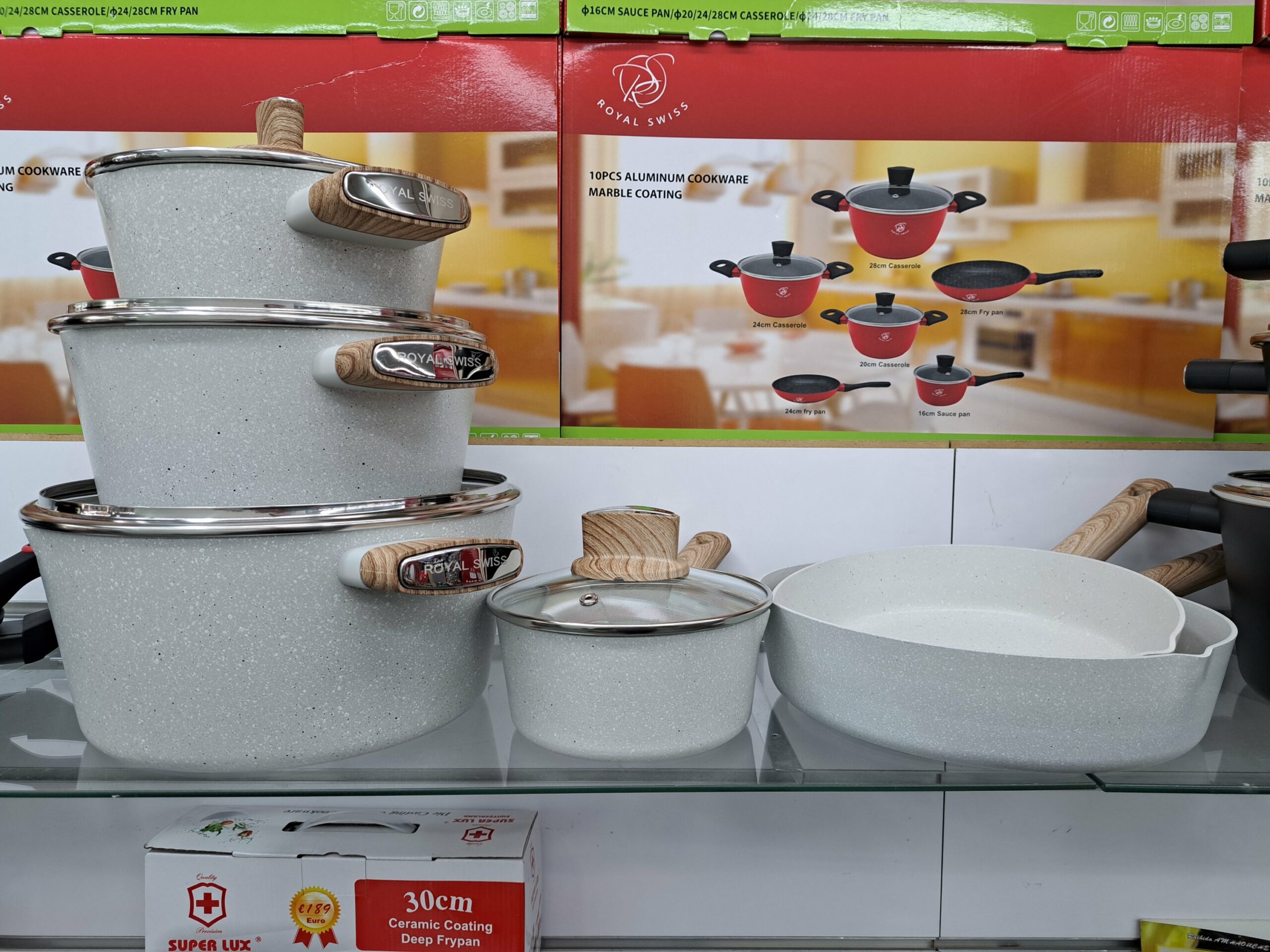 Batterie de cuisine 10pcs Beige RS