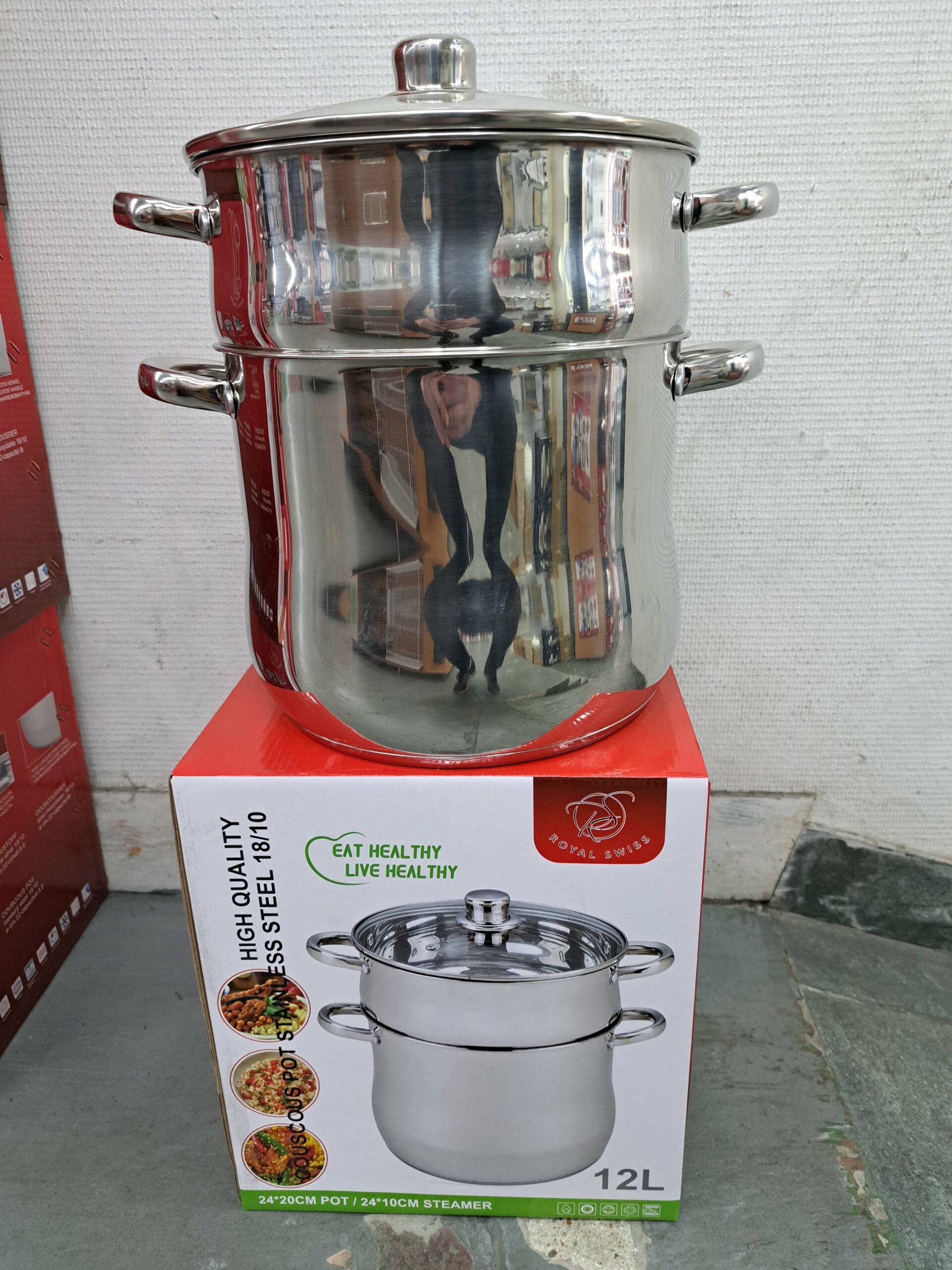 Couscoussier inox 12L