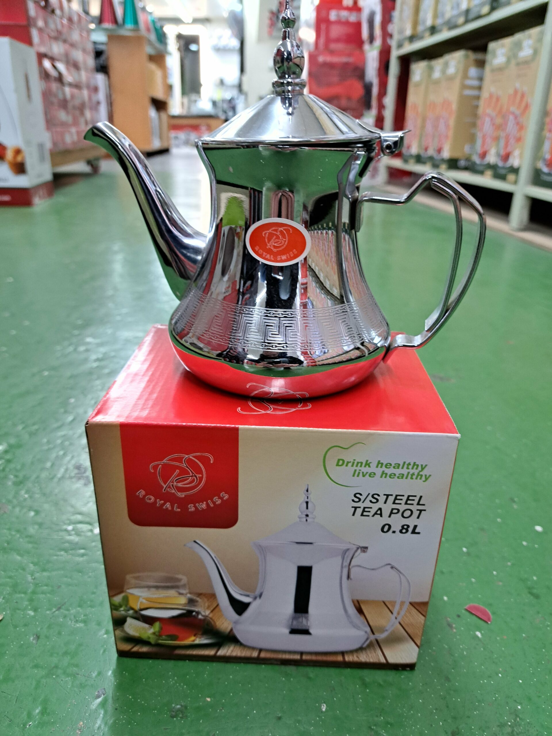 Theiere argenté 0.8L Royal Swiss