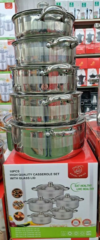 Batterie 10pcs en inox - SP10