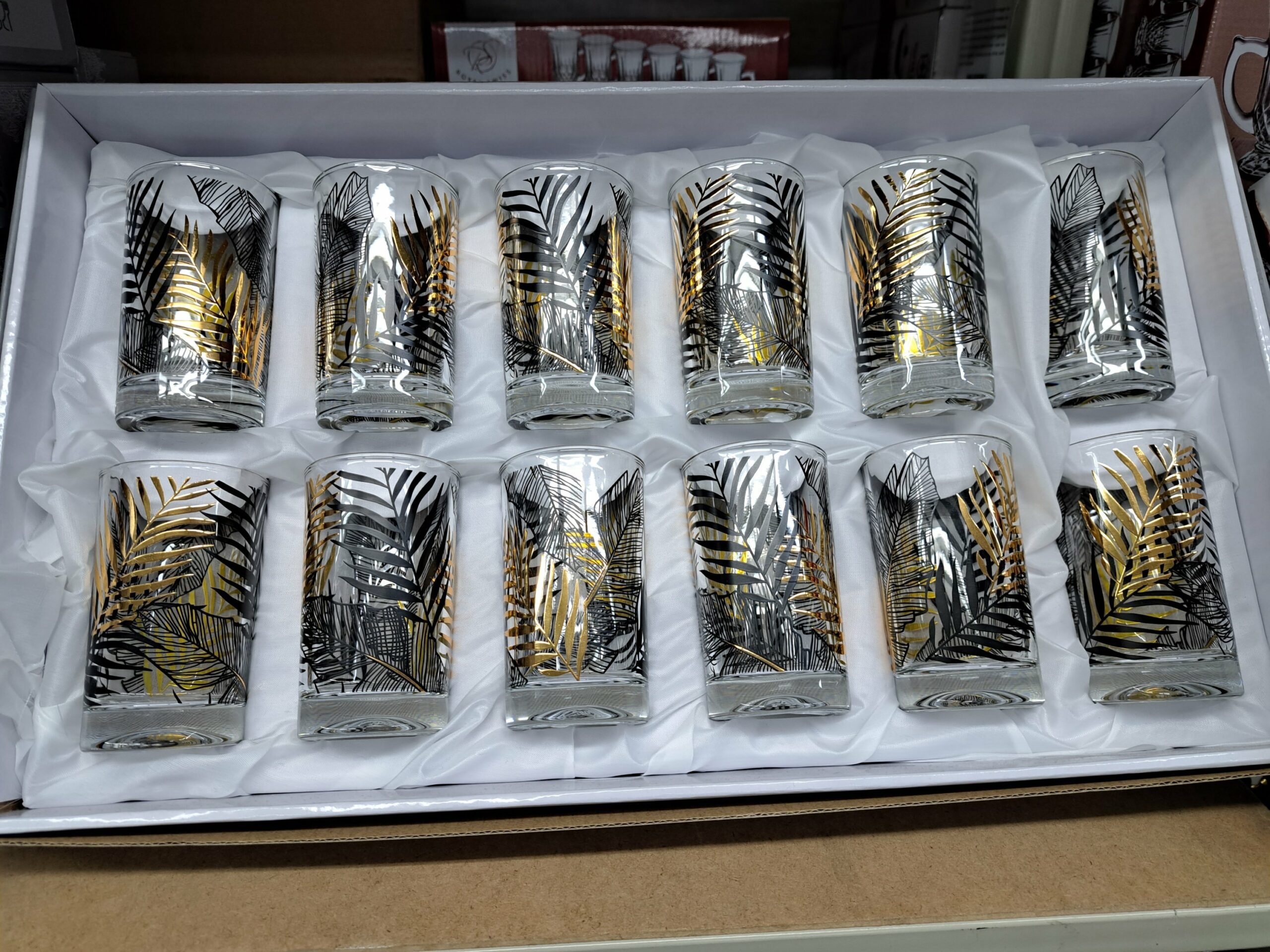 Verre à thé 12pcs en Crystal