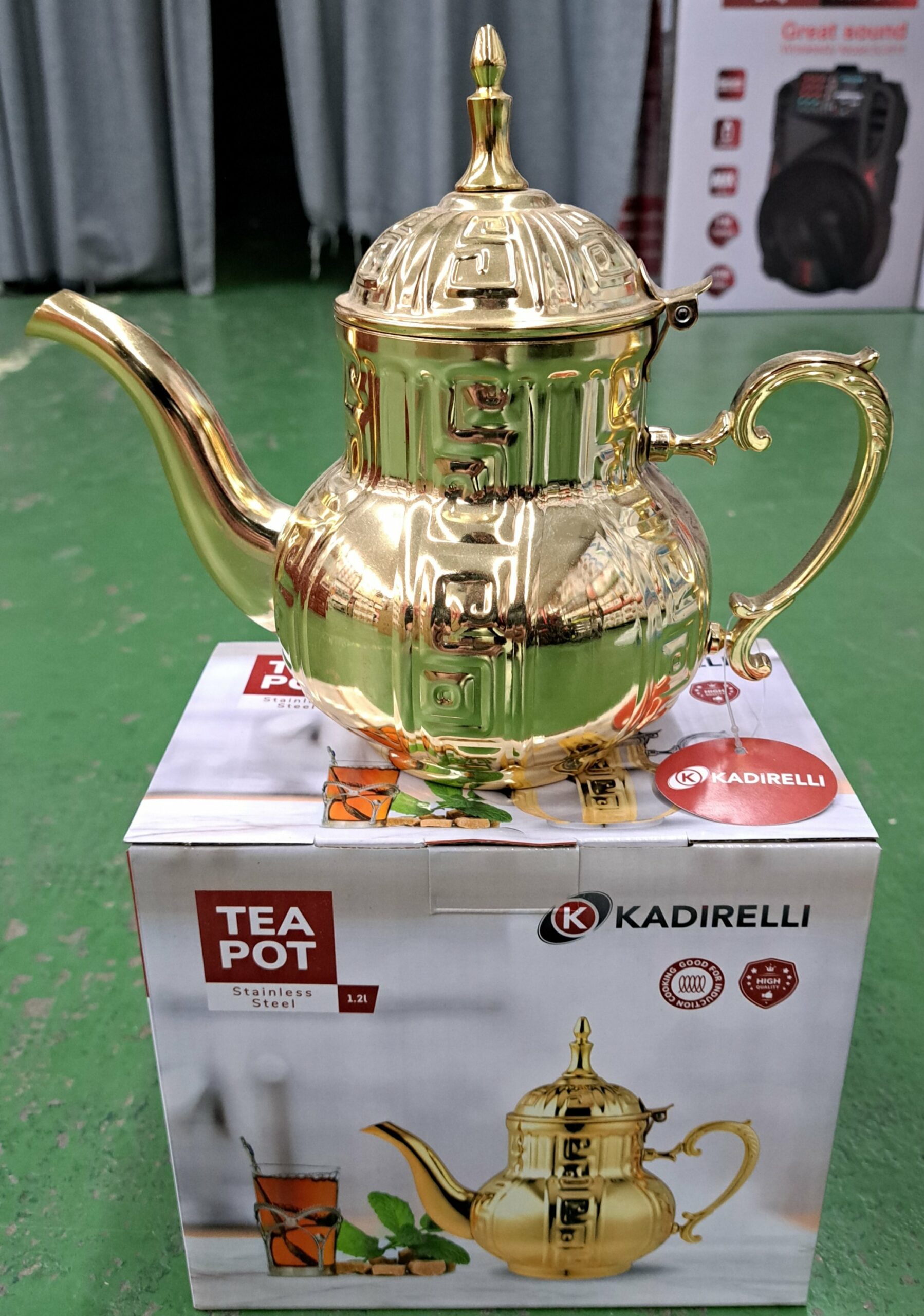 Theiere doré 1.2L