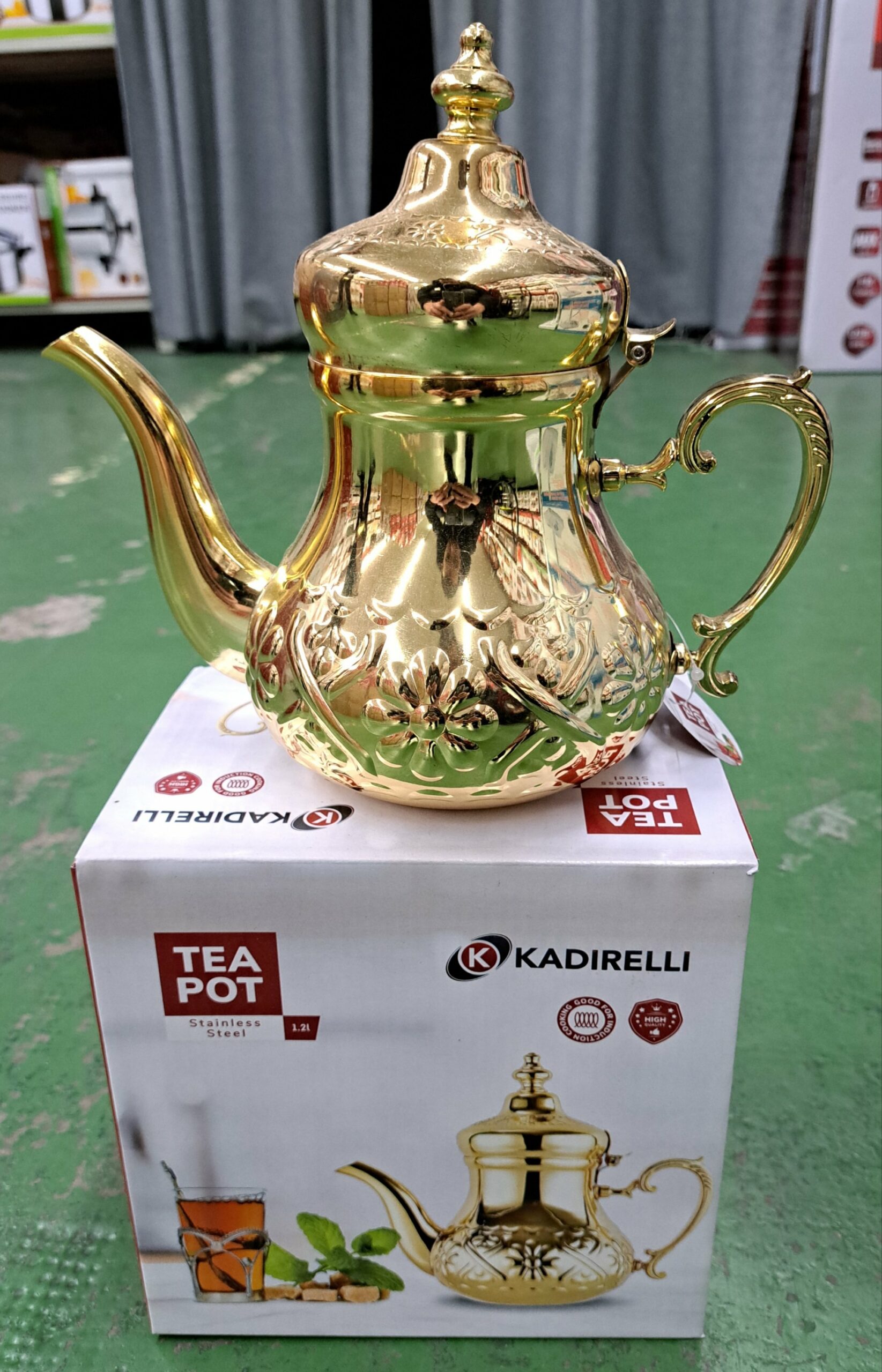 Theiere doré 1.2L