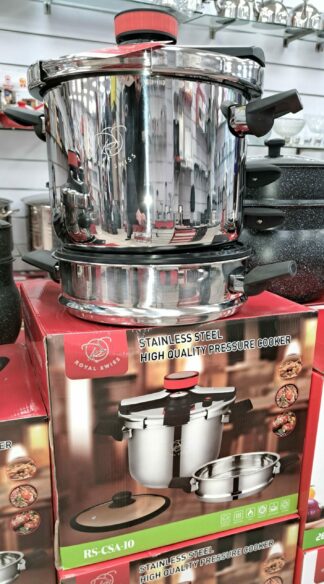 Cocotte clipso + Couscoussier inox 10L