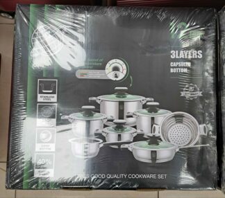 Batterie de cuisine inox 12pcs HQ