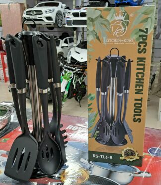Ustensile de cuisine 7pcs noir