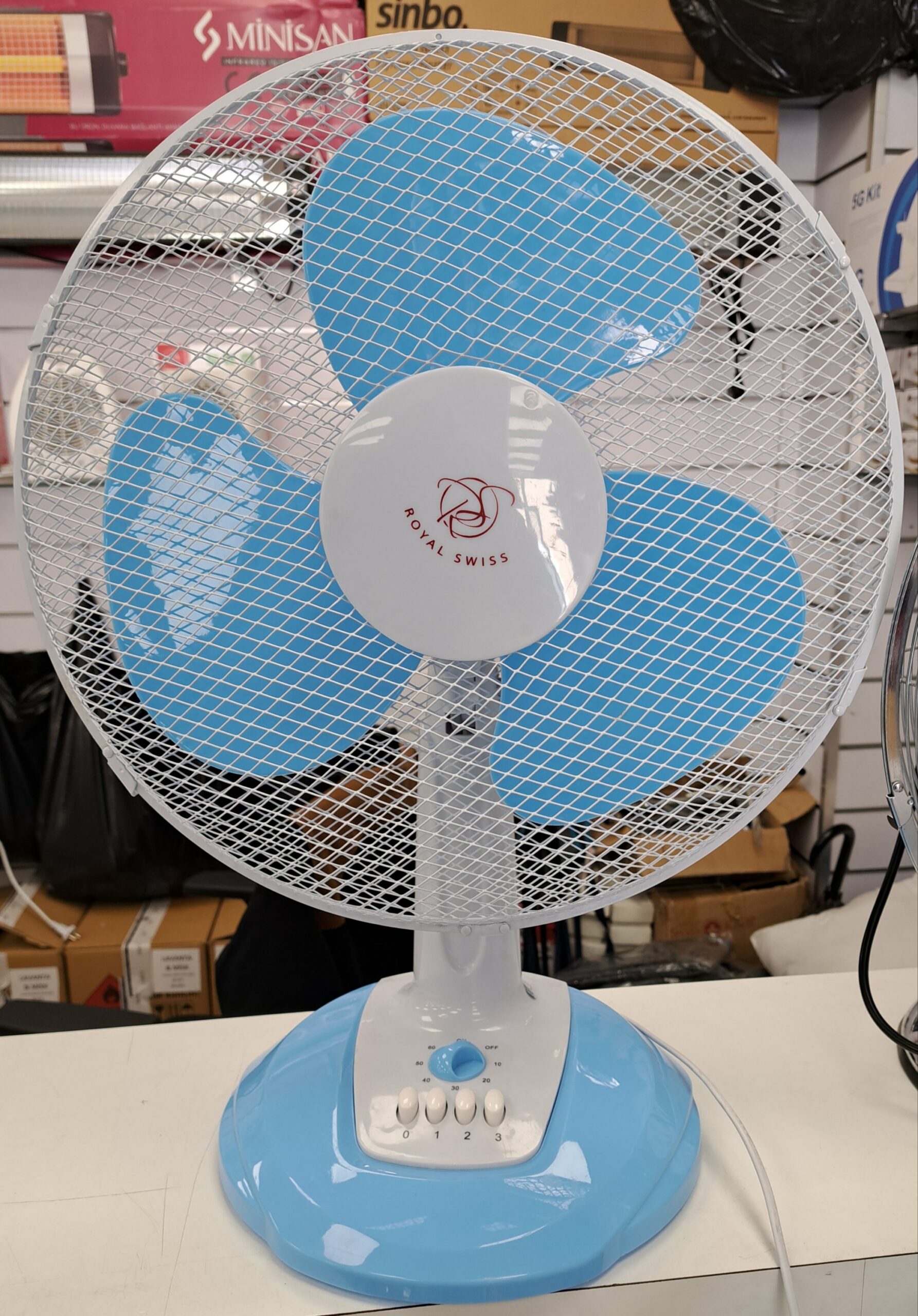 Ventilateur de table plastique