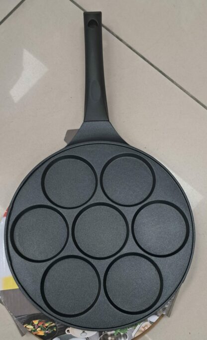 Pancake Pan 7 Trou Simple Tefflon