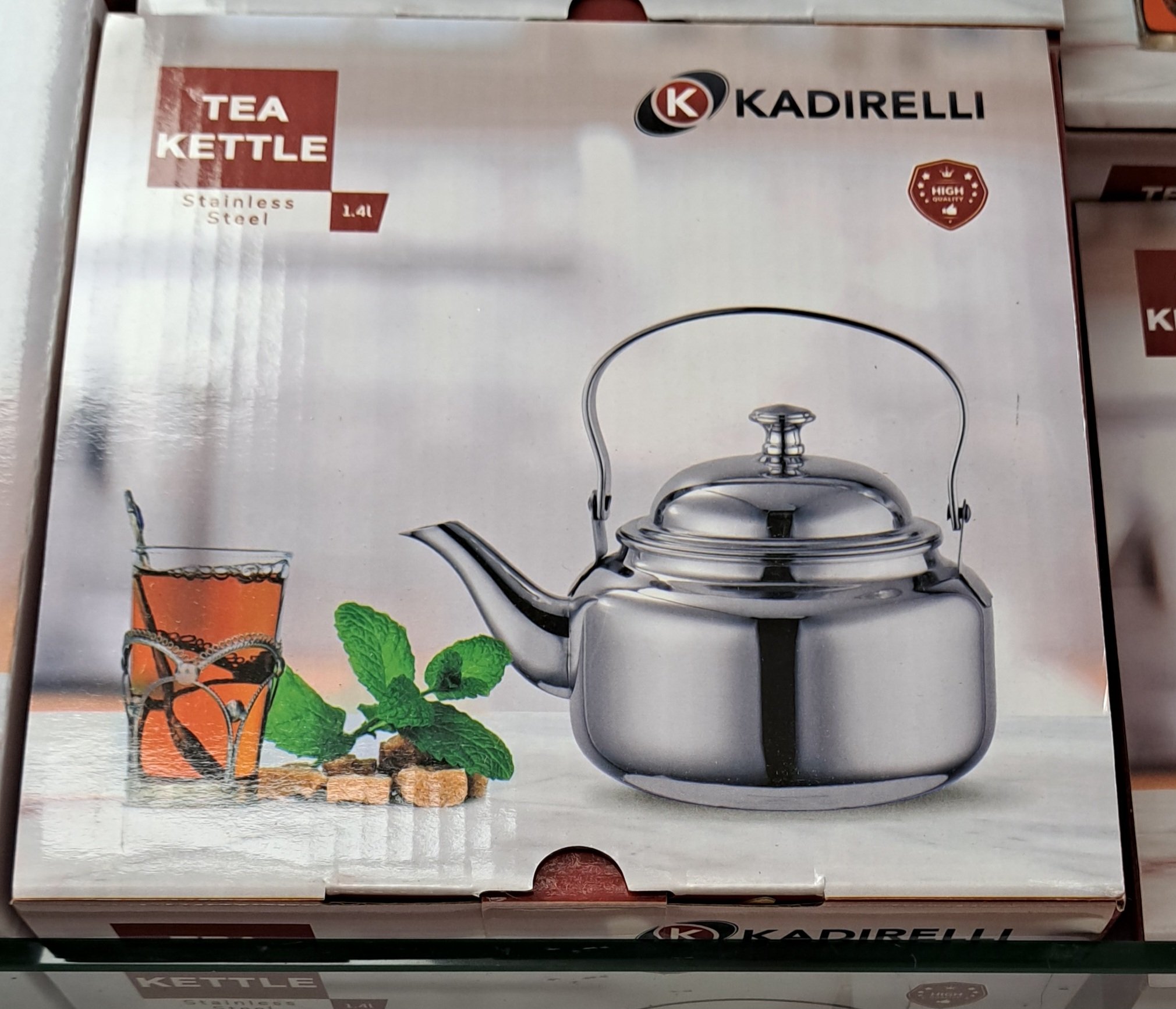 Bouilloire induction inox 1.4L