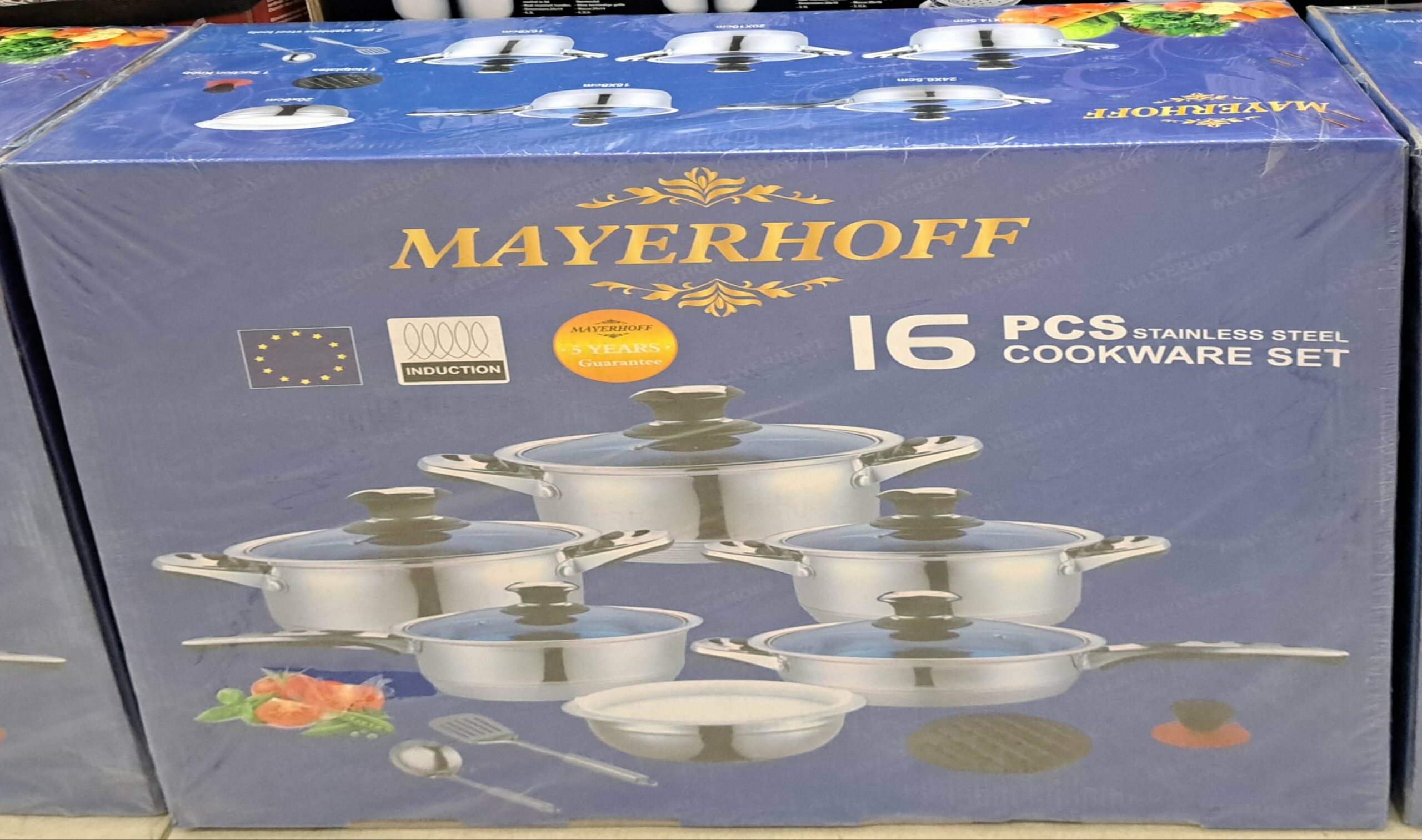 Batterie de cuisine 16pcs inox