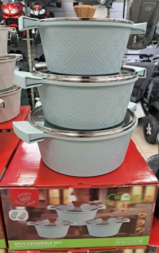 Faitout 24cm+28cm+32cm Rhombus mint
