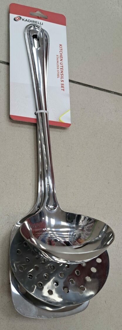 Ustensile de cuisine 3pcs en inox
