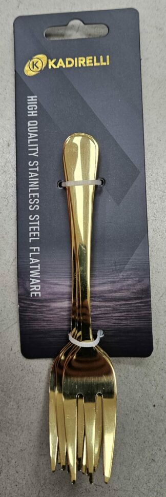 Fourchette à désert x6 - Classique/Gold