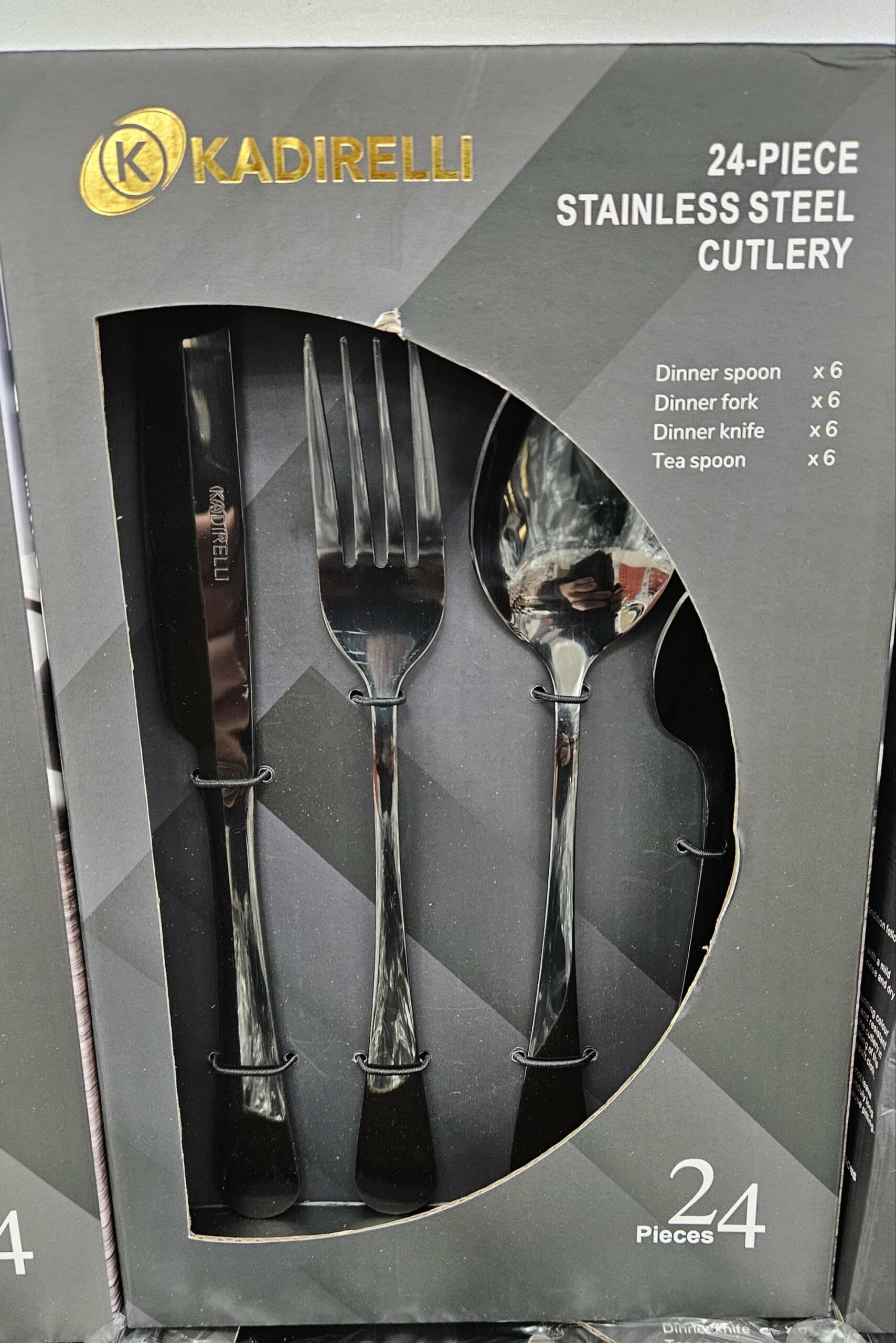 Ménagère 24pcs - Classique/Black