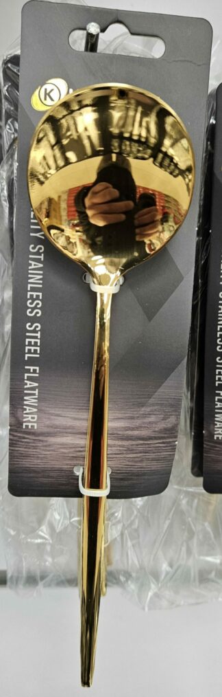 Cuillère à soupe x6 - Modern/Gold