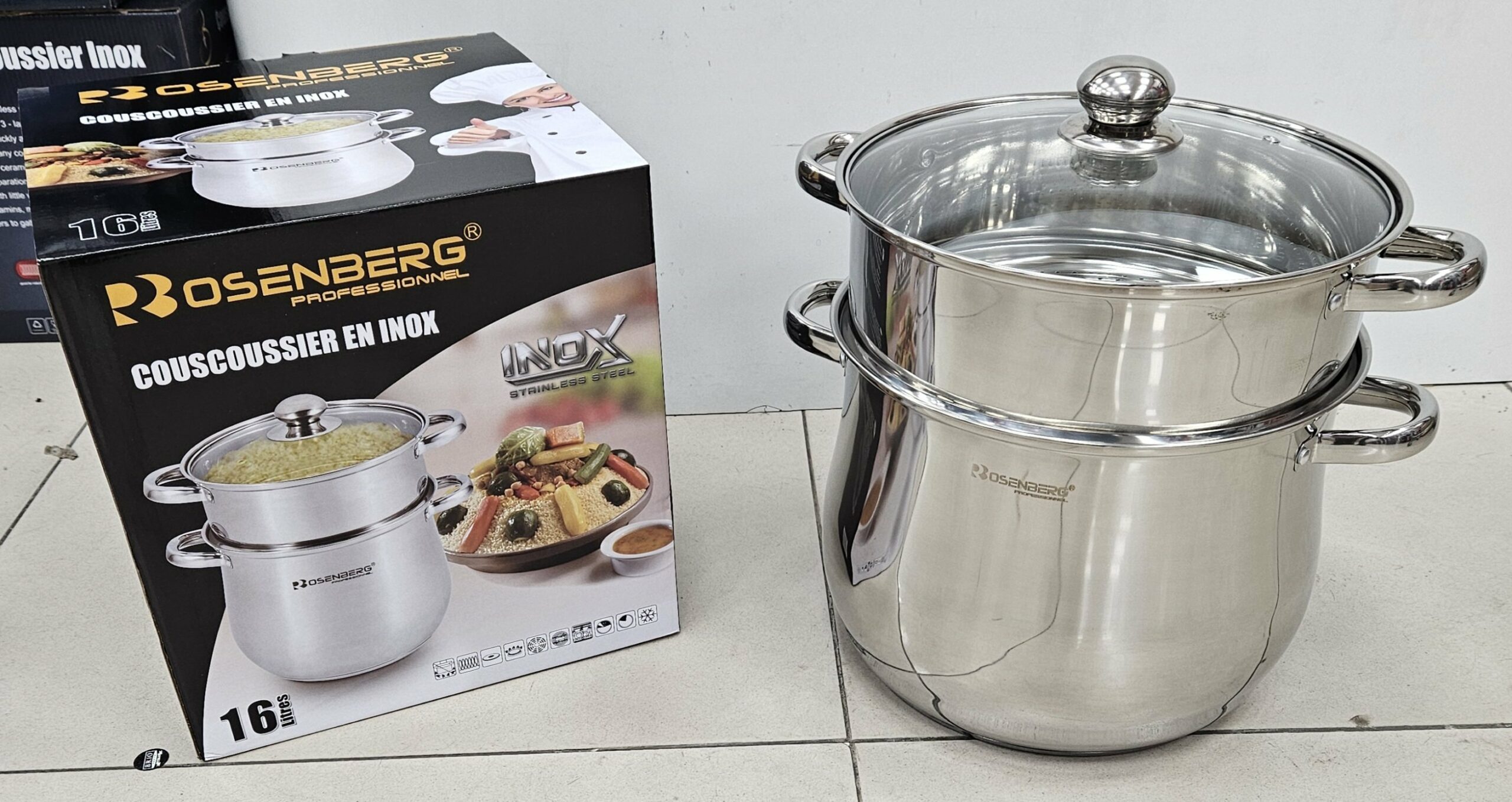Couscoussier inox 16L