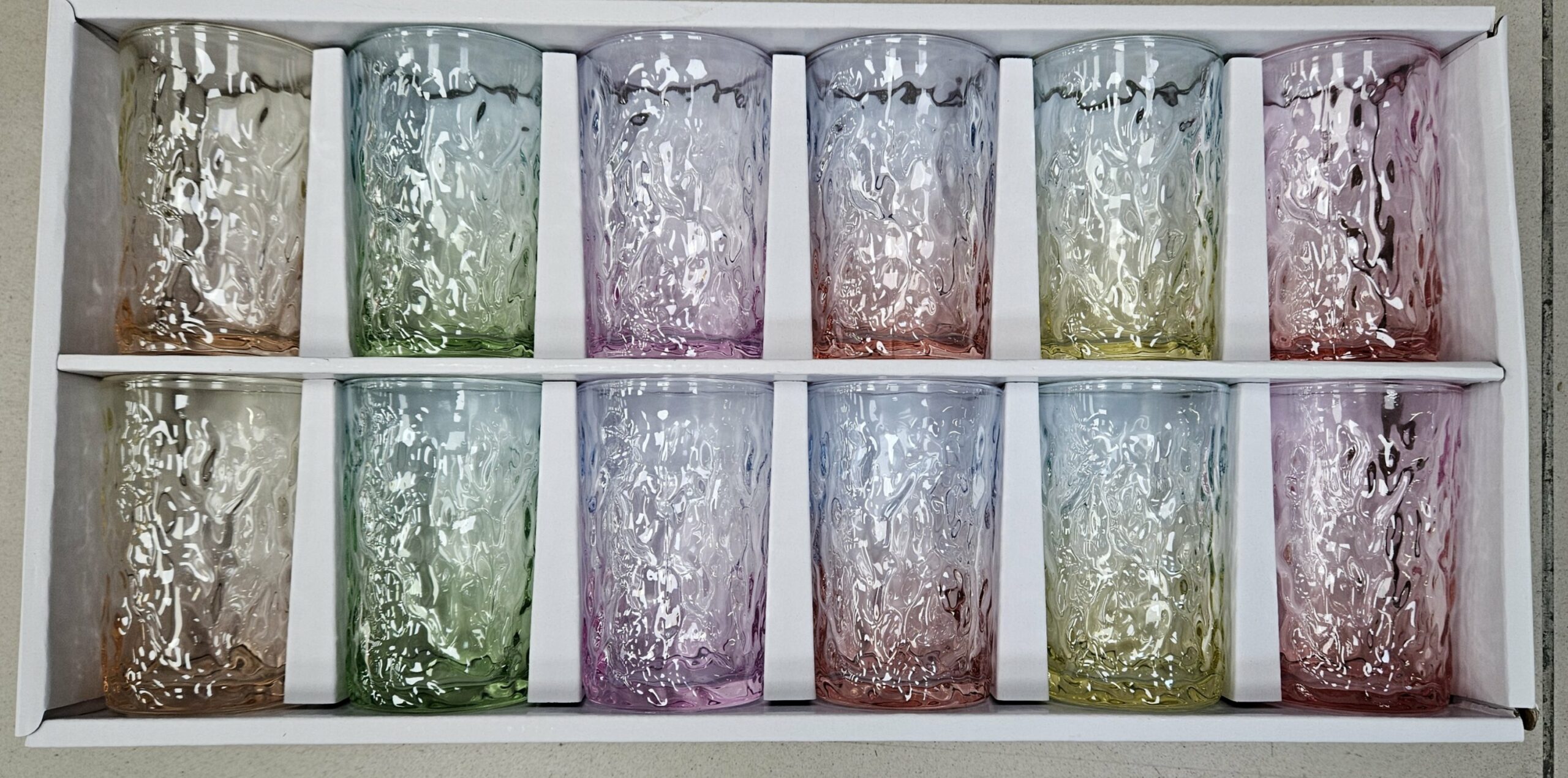 Verre à thé x12 Multicolore