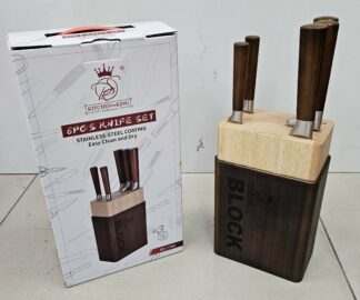 Couteaux socle Block Marron