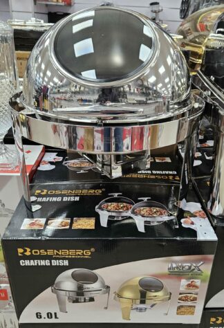 Chafing Dish Rond 6L - Argenté