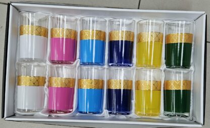 Verre à thé 12pcs Multicolor