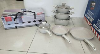 Batterie de cuisine 10pcs Beige - Royal Swiss