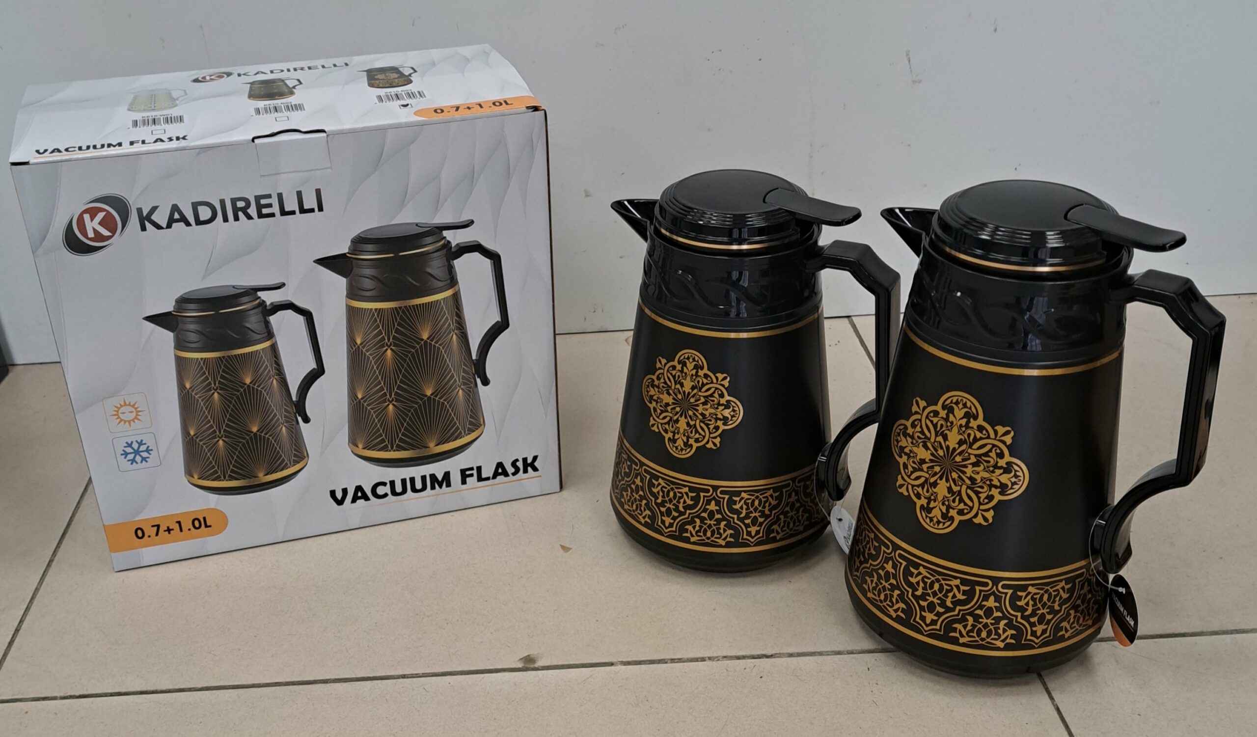 Thermos 0.7L+1L - intérieur en verre