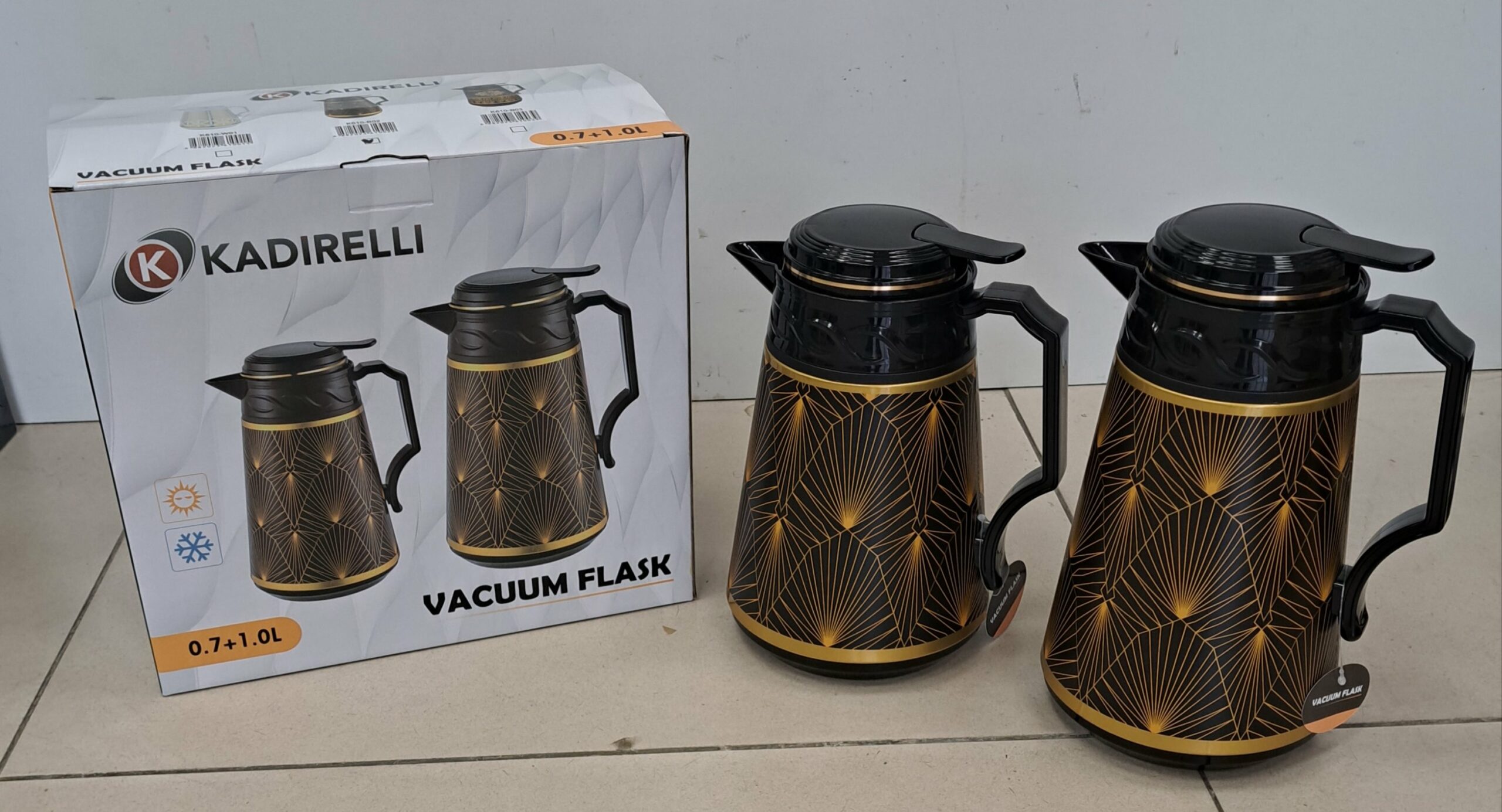 Thermos 0.7L+1L - intérieur en verre
