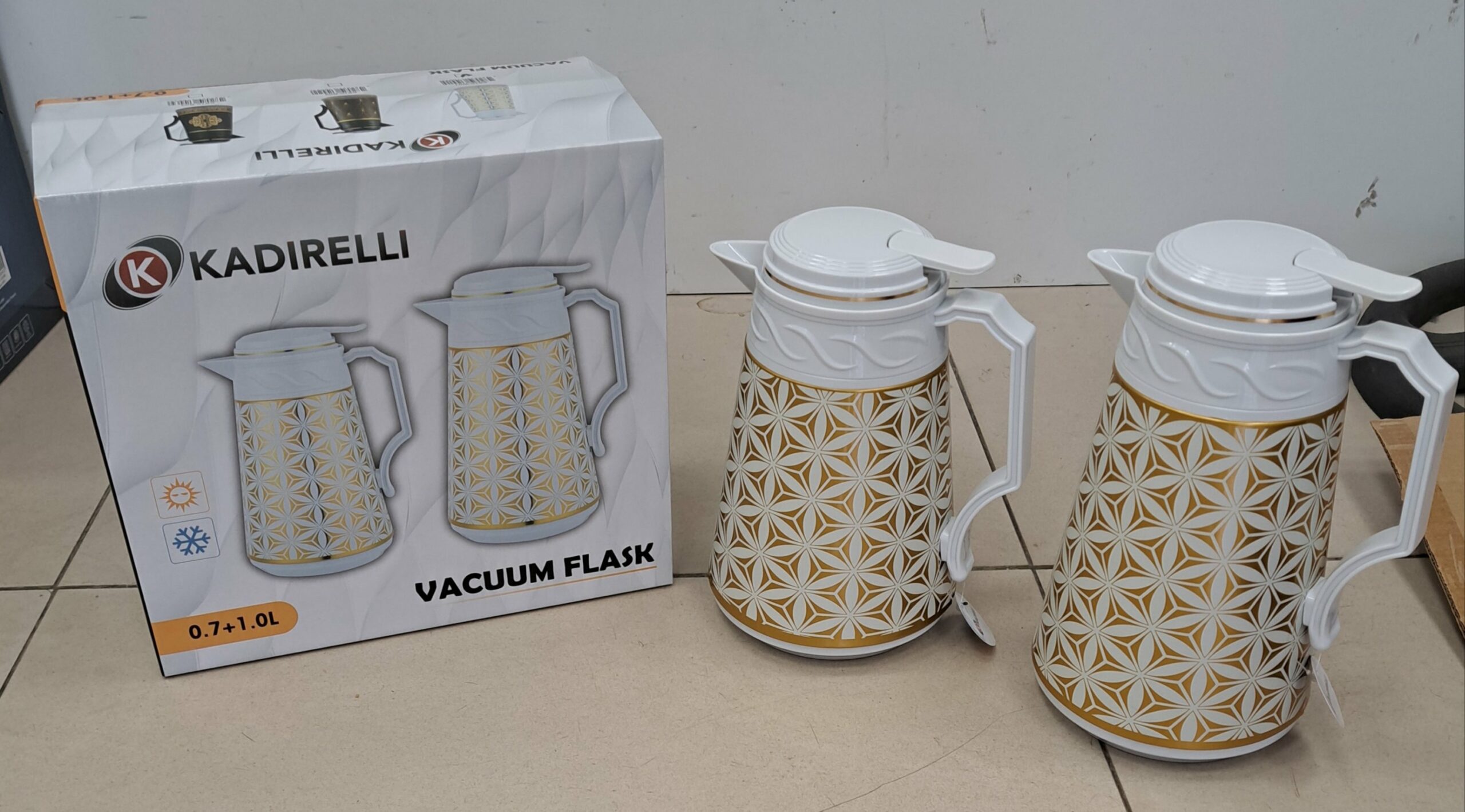 Thermos 0.7L+1L - intérieur en verre