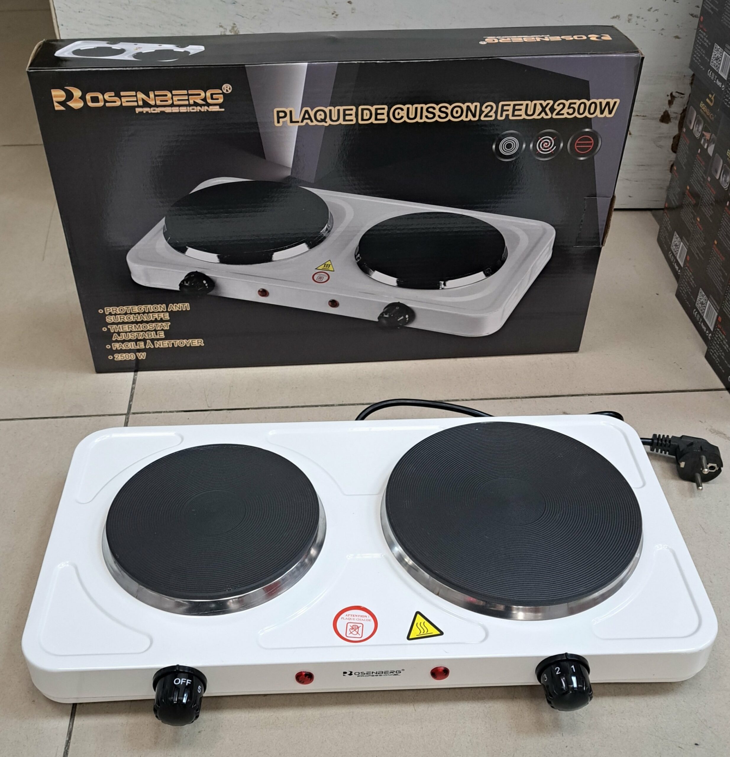 Plaque Electrique double