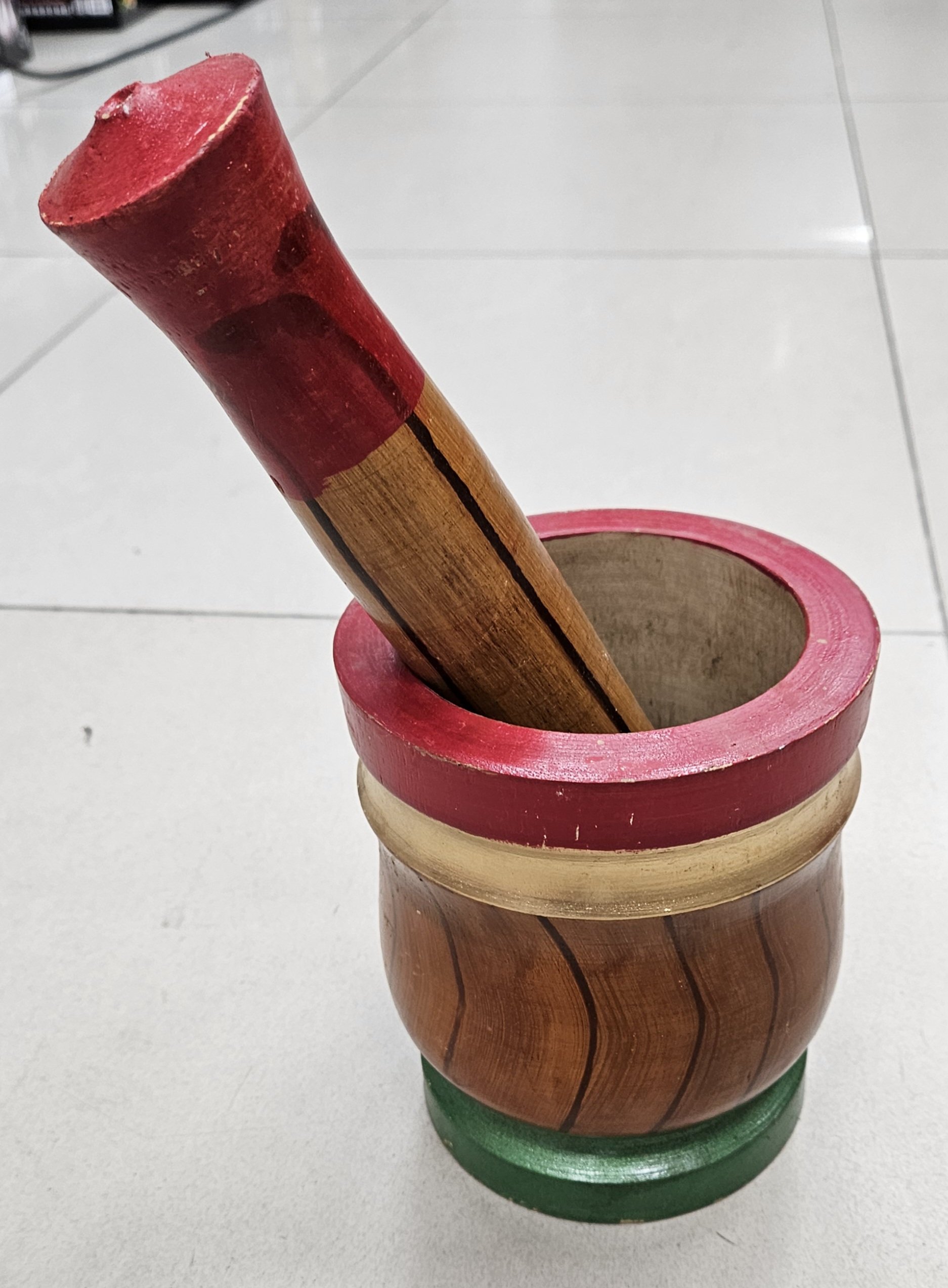 Pillons et Mortier en bois - Moyen