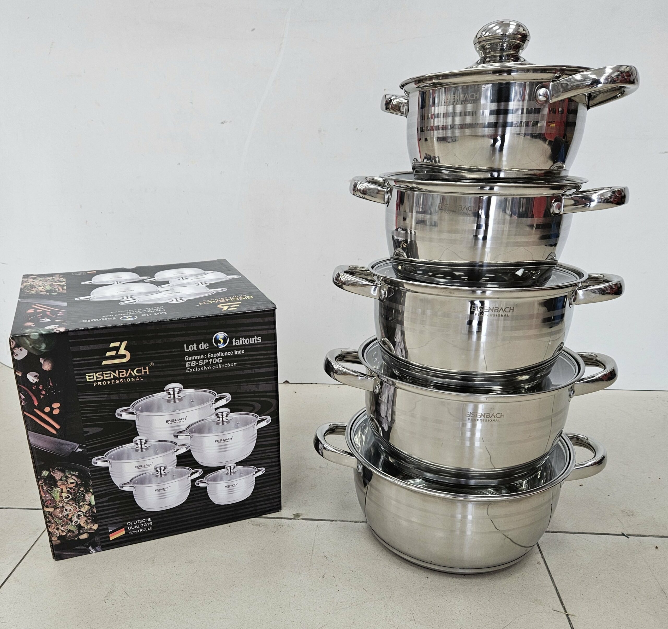 Faitout Inox 10pcs - SP10 EB