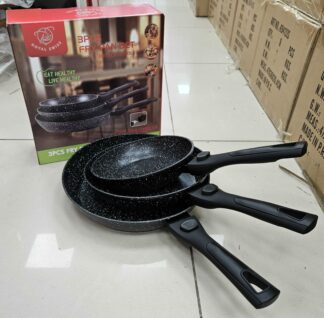 Poele 3pcs amovible Noir