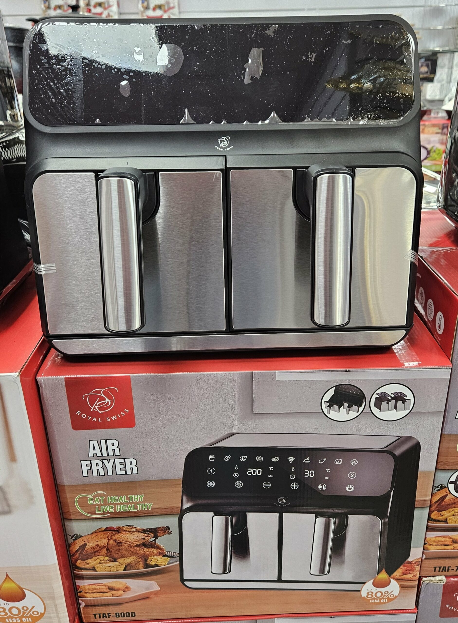 Friteuse sans huile 2x4L - Air Fryer