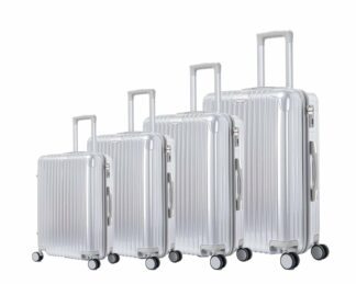 Valise 4pcs Polycarbonate - Gris Clair