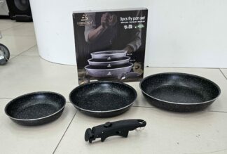 Poele 3pcs + 1 manche adaptatif