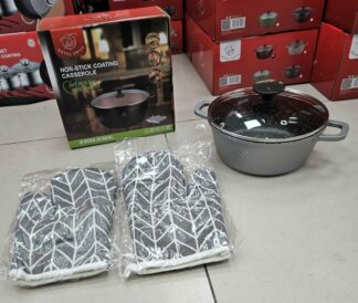 Faitout 20cm + Gant X2 SILVER