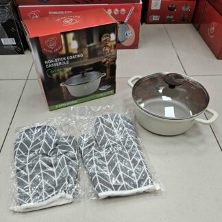 Faitout 20cm + Gant X2 CREAM