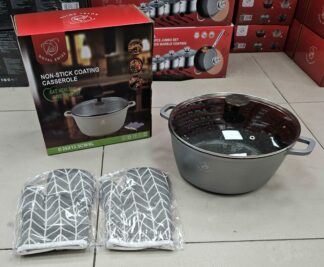 Faitout 28cm + Gant X2 SILVER