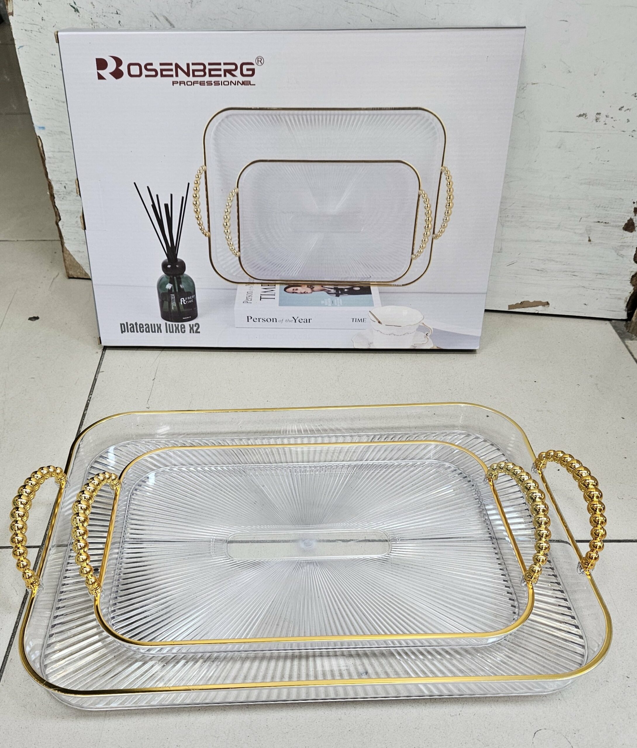 Plateau 2 pièces en plastique - RB03-6596T