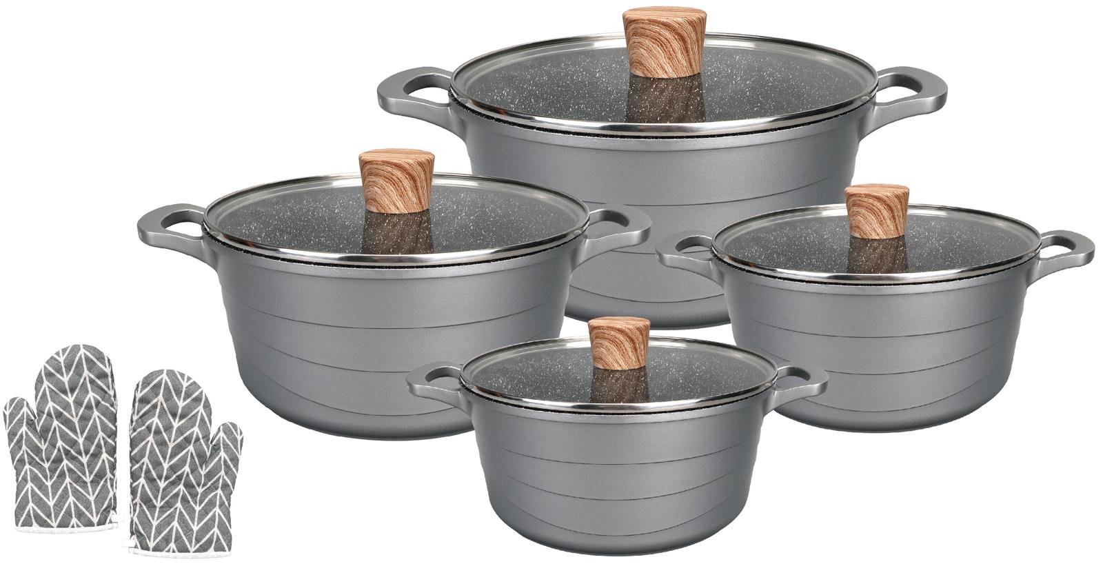 Faitout 20cm+24cm+28cm+32cm - Wave Silver