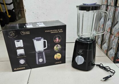 Blender verre+plastique Noir - 500W - LB6001B