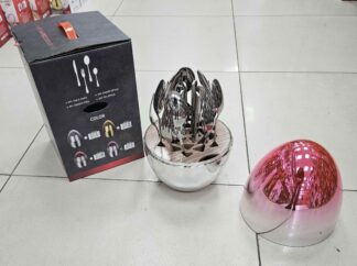 Ménagère 24pcs - Oeuf Rose