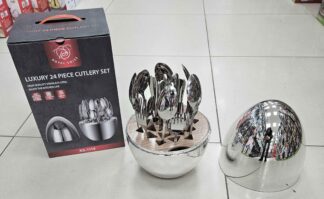 Ménagère 24pcs - Oeuf argenté