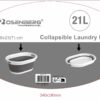 Panier à Linge rétractable 21L – Image 2
