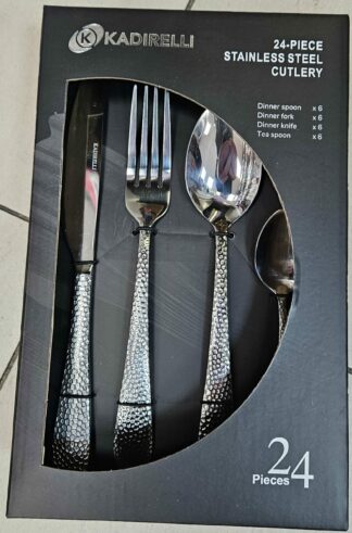 Ménagère 24pcs Silver/Martelé