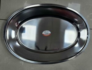 Plateau inox 20"