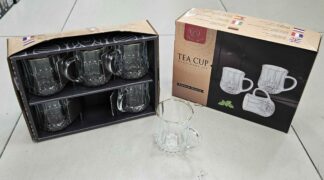 Verre 6pcs à poignet cercle gold