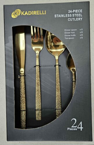 Menagere 24pcs Gold/Crocodile - K846-24G