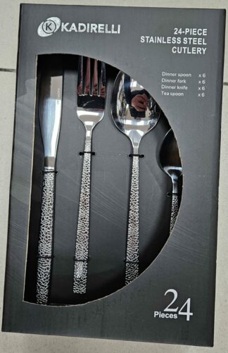 Ménagère 24pcs Silver/Crocodile - K846-24