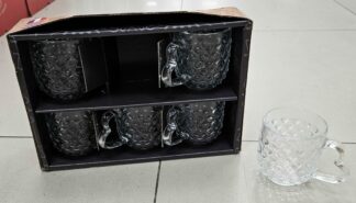Verre 6pcs Martelé poignet coeur